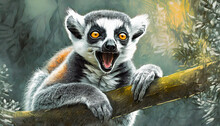 Cute Animals Chilling – Ring-tailed Lemur