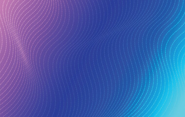 Wall Mural - abstract tech blue background with lines wave pattern light