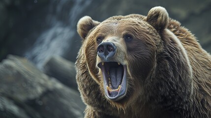 brown bear portrait