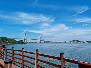 Canvas Print - This is the seascape of Mokpo, South Korea.