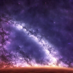 Wall Mural - space sky background