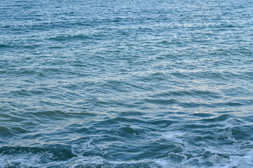 view of the waves of the Mediterranean sea 4