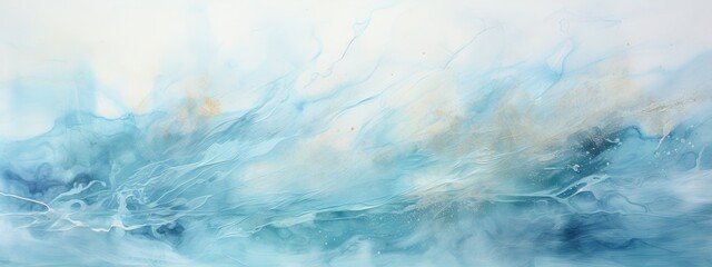 Wall Mural - a white and blue background covered with snow