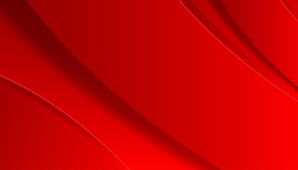 Wall Mural - Red abstract waves background vector