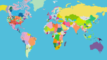  World wide business concept image. Vector illustration.