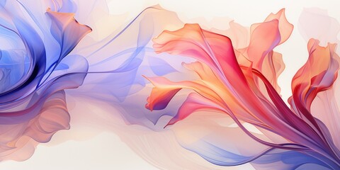 Poster - A close-up shot of a flower on a plain white background. Suitable for various uses