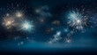 © ma - Beautiful fireworks background at night for holiday decoration