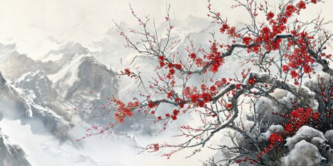 Canvas Print - Smoke wave of Chinese style  , with  flowing gracefully across a pristine white surface.