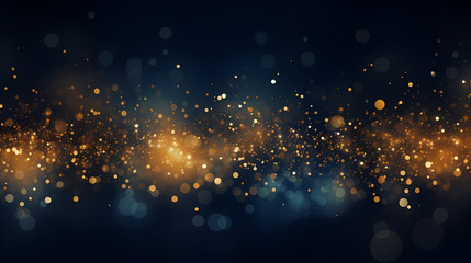 Wall Mural - Featuring stunning soft bokeh lights and shiny elements. Abstract festive and new year background
