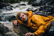 A 30-year-old German backpacker, drowning in a mountain stream during a solo hiking trip, caught in a current