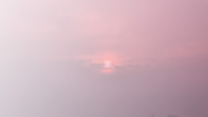 abstract background The sun rises in the morning. Thailand. Gradient white, gray, purple, black, blur. Sun, sky, water, nature, clouds, landscape, dawn, beautiful, evening, dusk, orange, horizon