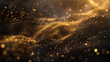 Golden Elegance: A Symphony of Gold Particles and Powder