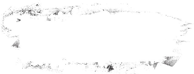 Poster - Glitch distorted grange shape . Noise grungy border frame . Trendy defect error shapes . Glitched frame .Grunge textured . Distressed effect .Vector shapes