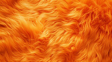 Abstract Background With Orange Fur Texture