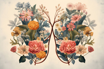 Wall Mural - Blossoming Respiration