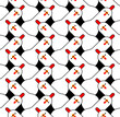 Chickens pattern seamless. Chicken background. White Hen texture