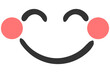 Smiling emoticons in honor of world laughter day. 
Expressing emotions, sadness, joy, boredom, surprise, thoughtfulness. Png