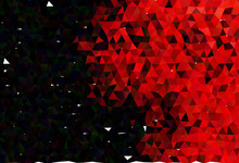 Light Red Vector Polygon Abstract Layout.