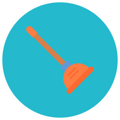 Wall Mural - Plunger icon vector image. Can be used for House Cleaning.