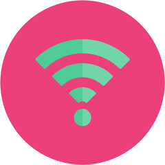 Poster - Wifi icon vector image. Can be used for Hotel Services.