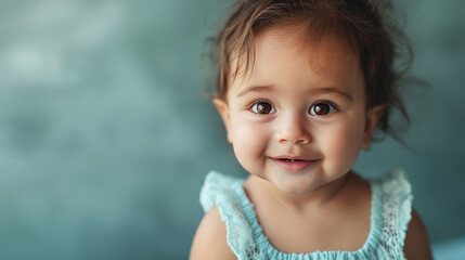 Wall Mural - Close Up of Cute Smiling Baby