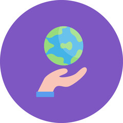 Poster - Save Planet icon vector image. Can be used for Ecology.