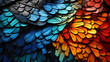 Butterfly Wing Patterns The mesmerizing and intricate patterns on the wings of a butterfly, showcasing the vibrant colors and fine textures