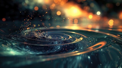 Wall Mural - galaxy background in digital art style