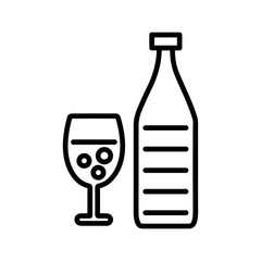 Sticker - Drink Vector Icon