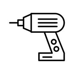 Wall Mural - Drill Vector Icon