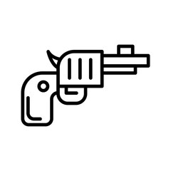 Poster - Revolver Vector Icon