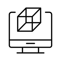 Poster - Cube Vector Icon