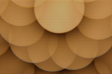 Poster - A pattern of circles abstract design