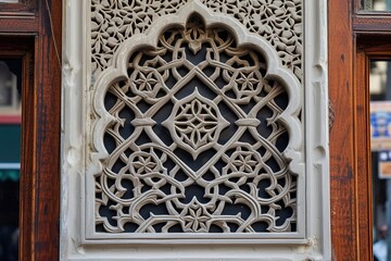 Canvas Print - Arabesque Pattern Window