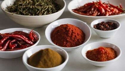 Sticker - A variety of spices in bowls