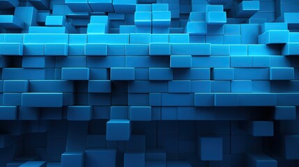Wall Mural - Cyan creative abstract background, offering a serene and modern backdrop for various design projects and artistic compositions.