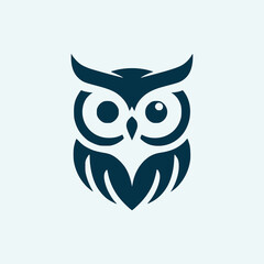 Wall Mural - Simple and modern high quality owl logo, suitable for your company, business and work team