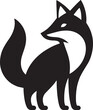 Forest Silhouette: Fox Profile