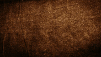 Brown vintage scratched grunge isolated on background, old film effect. Distressed old paper abstract stock texture overlays. space for text.