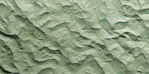 Wall Mural - Terrain map emerald contours trails, image grid geographic relief topographic contour line maps