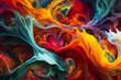 Masterpiece of Swirling Colors on Turbulent Flow (PNG 6912x4608)