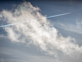 Wall Mural - Grauer Wolkenhimmel