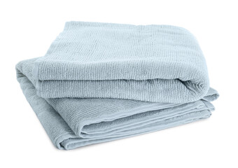 Wall Mural - Soft folded terry towels isolated on white