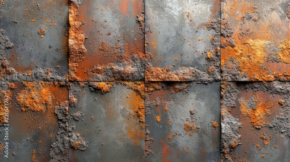 Low Texture Rust Reduced aluminum texture with small spots of rust, adding the nuances ...