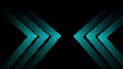 Wall Mural - Dark blue abstract background with glowing geometric lines. Modern shiny blue lines pattern. Futuristic technology concept abstract wave dark background. vector illustration