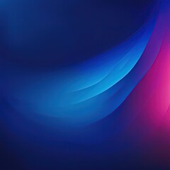 Poster - Abstract blue background with some smooth lines in it