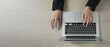 © Montri - Close up hands typing keyboard on labtop. Businesswoman work during technology online connection business. Typing on search engine for laptop business work for education and study business concept