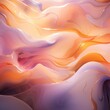 Abstract Peach fuzz background plastic wave. realistic liquid glossy plastic dynamic fluid .Crystalline liquid, glossy glass liquid silk. Plastic design element for banner background, wallpaper