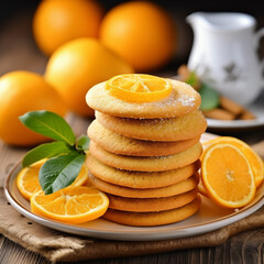 Recipe of orange cookie.