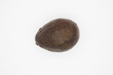 Avocado on white background